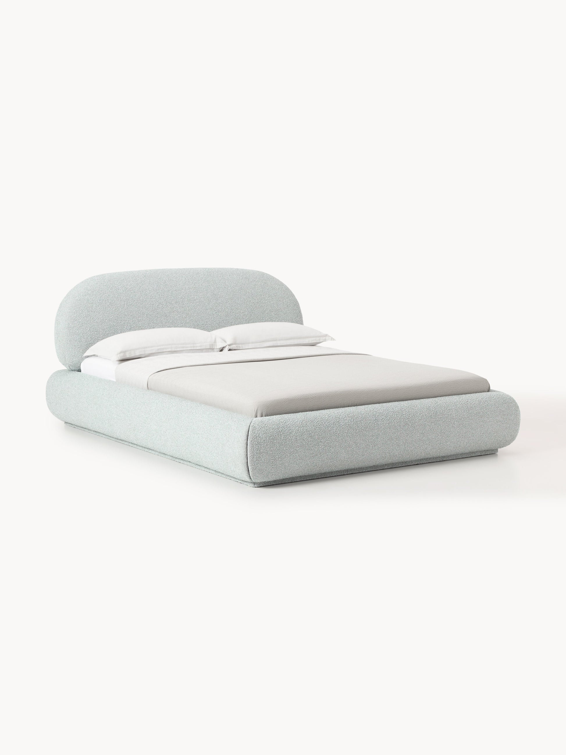 Albessa Bouclé Upholstered Bed