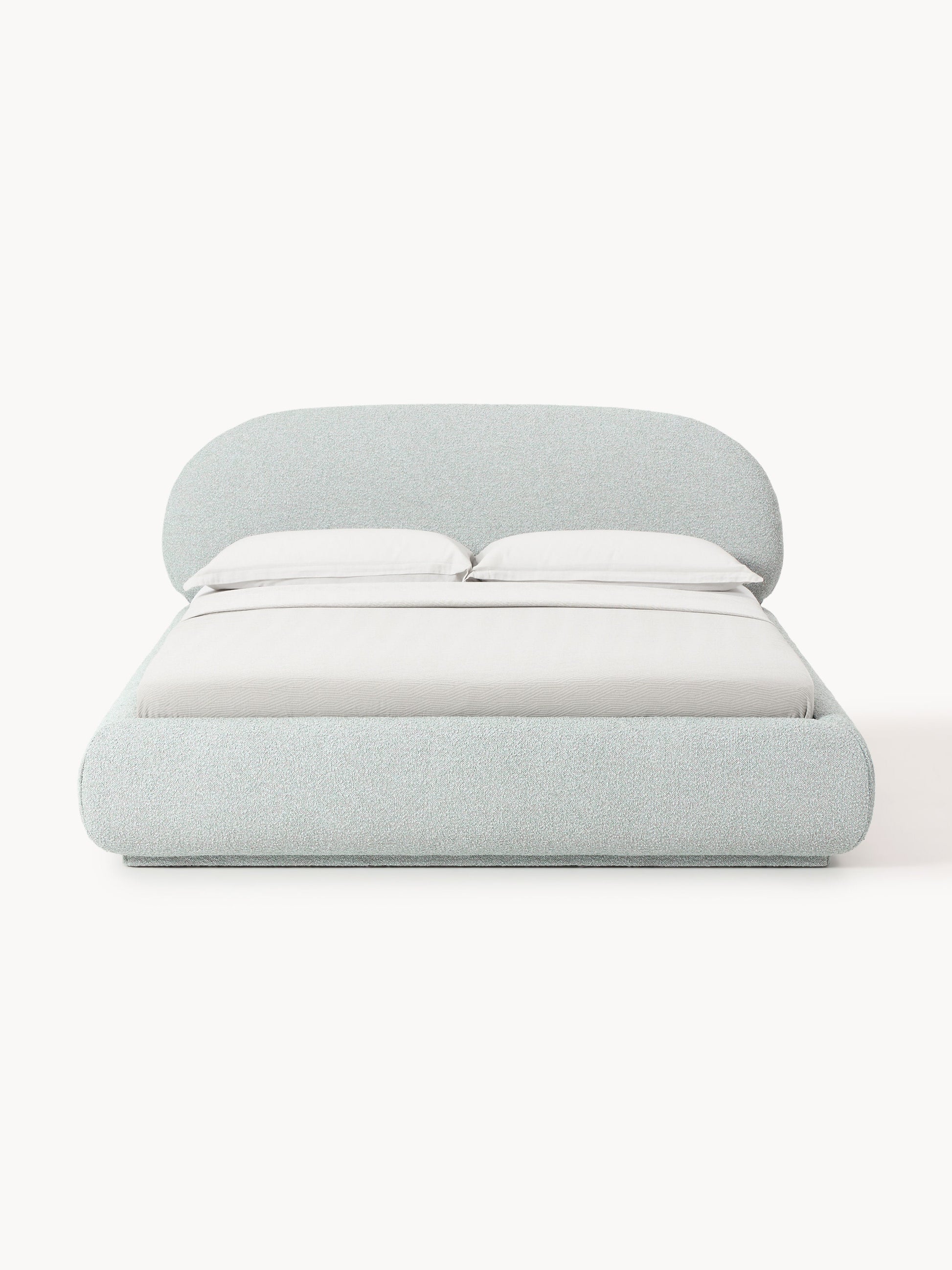 Albessa Bouclé Upholstered Bed