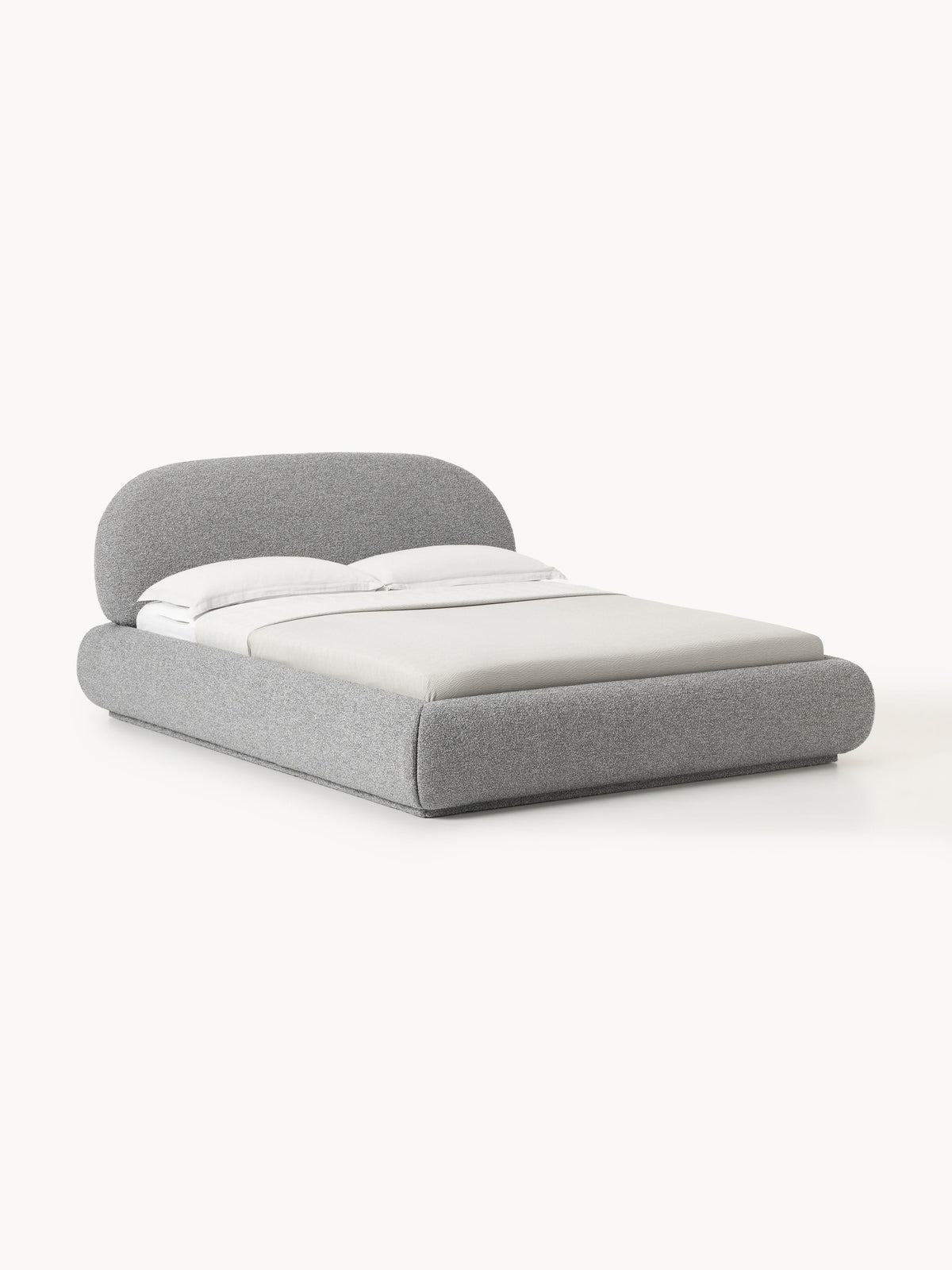 Albessa Bouclé Upholstered Bed