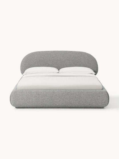 Albessa Bouclé Upholstered Bed