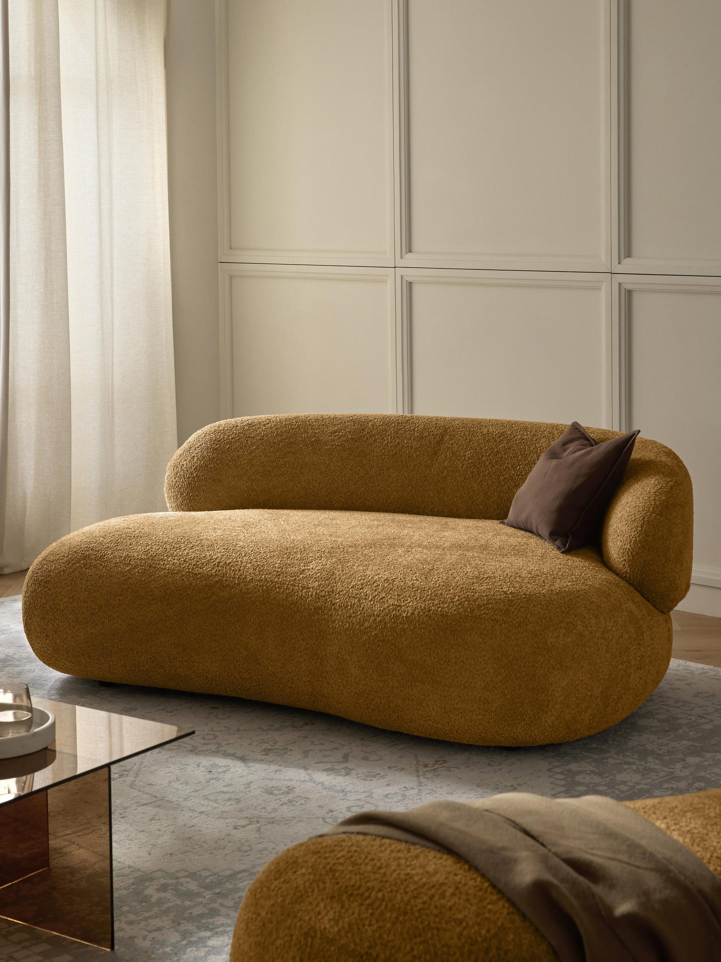 Albessa Sofa (2-Seater) in Teddy Bouclé