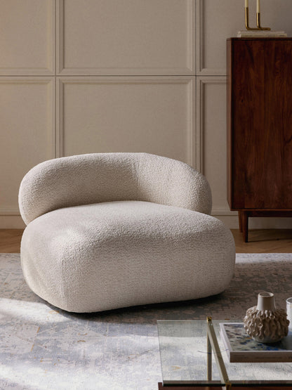 Albessa Teddy Bouclé Lounge Chair