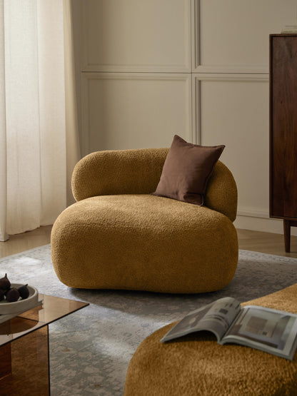 Albessa Teddy Bouclé Lounge Chair