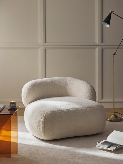 Albessa Teddy Fur Lounge Chair