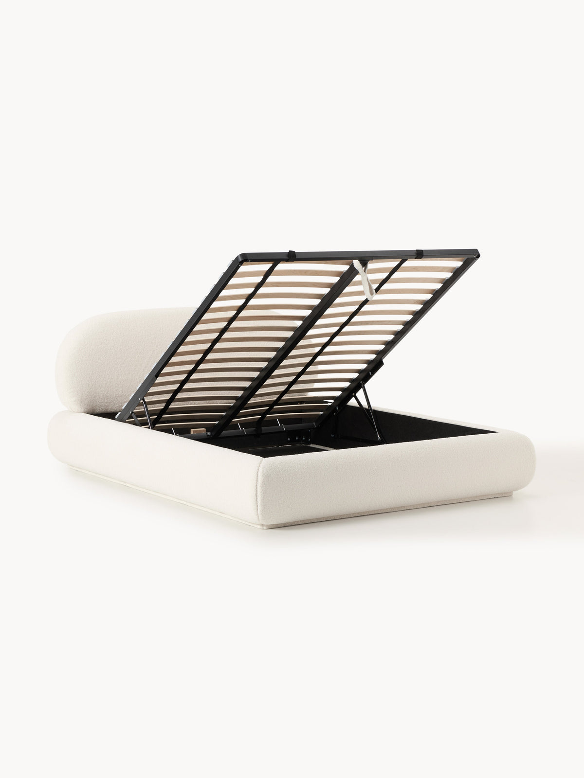 Albessa Teddy Upholstered Bed with Storage