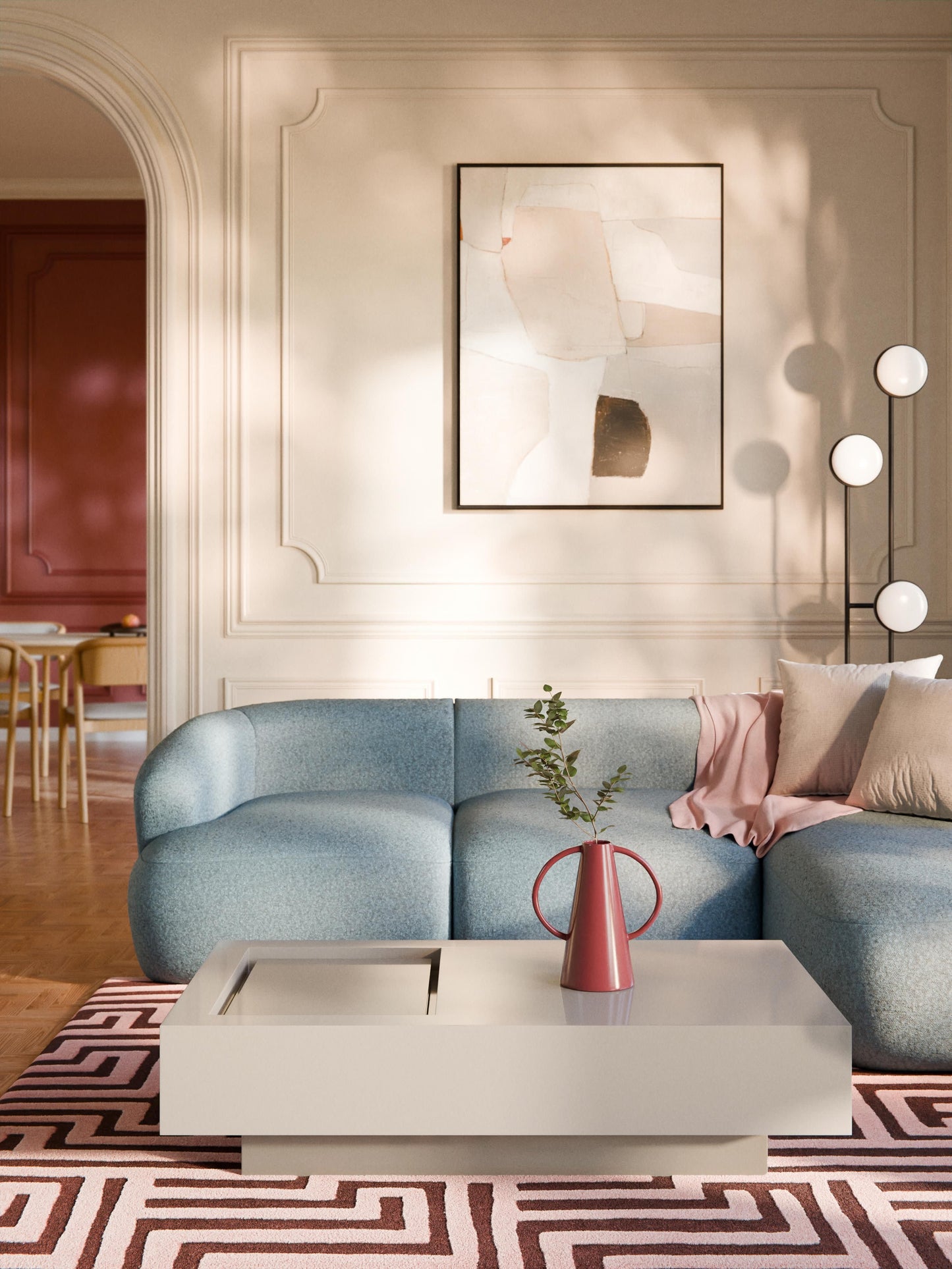 Alessina Coffee Table with Storage, W 120 cm