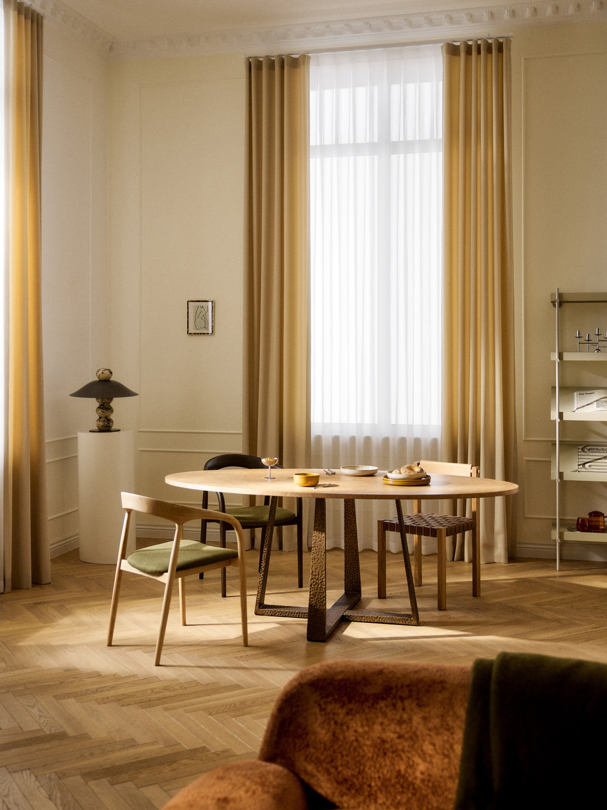 Amelisse Oval Dining Table, in Various Sizes