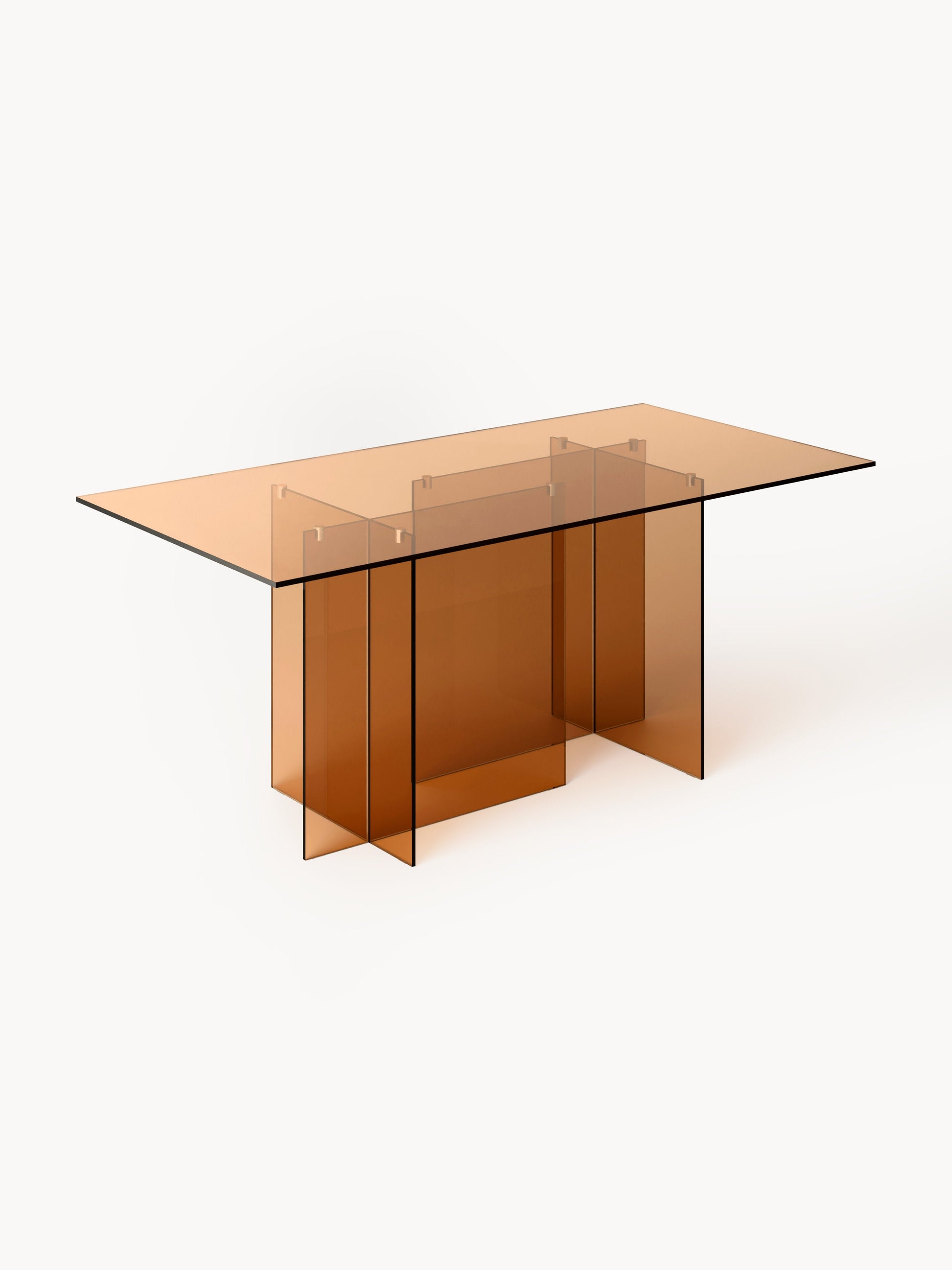 Anouvel Dining Table in Glass, 180 x 90 cm