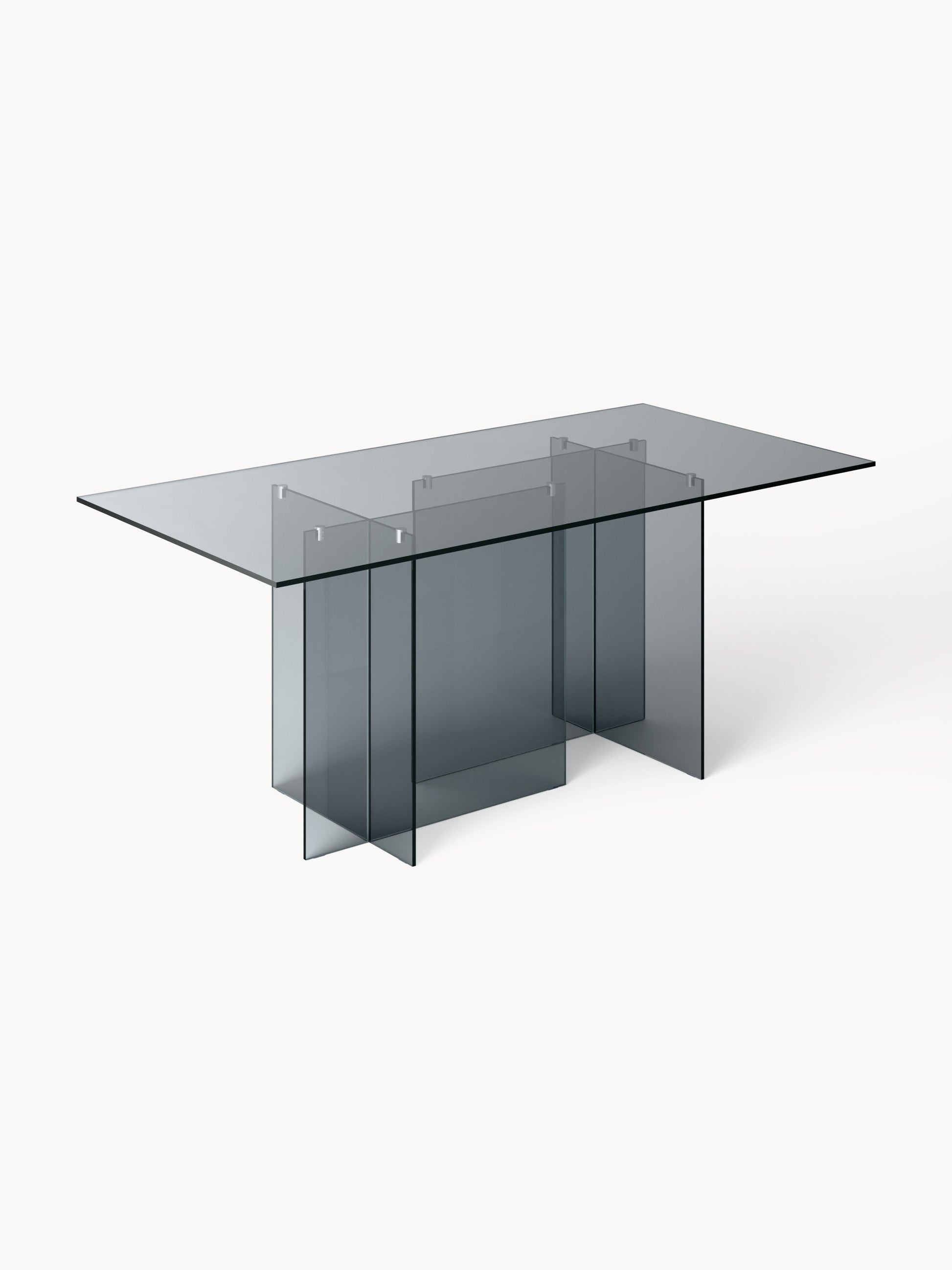 Anouvel Dining Table in Glass, 180 x 90 cm