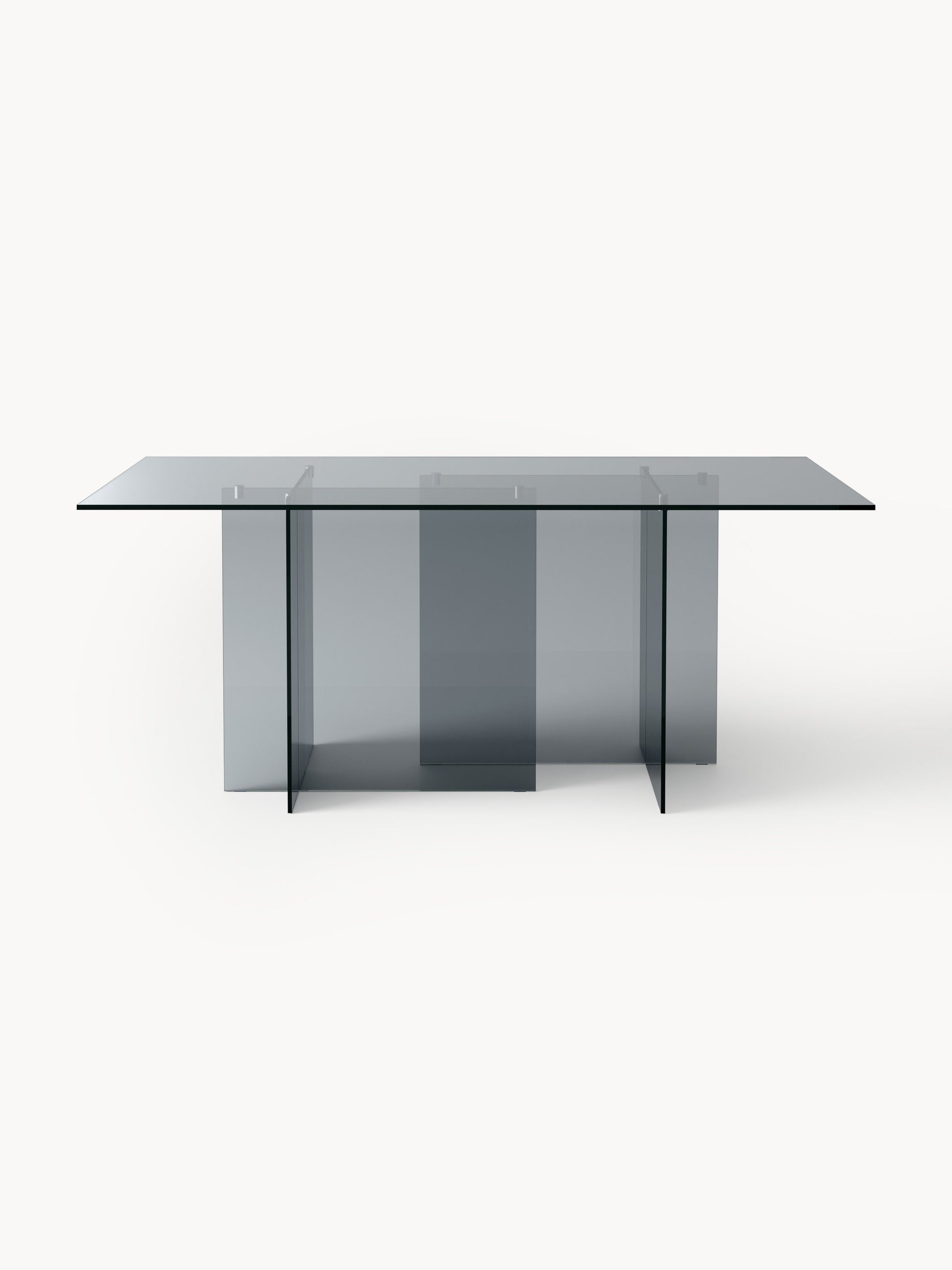 Anouvel Dining Table in Glass, 180 x 90 cm