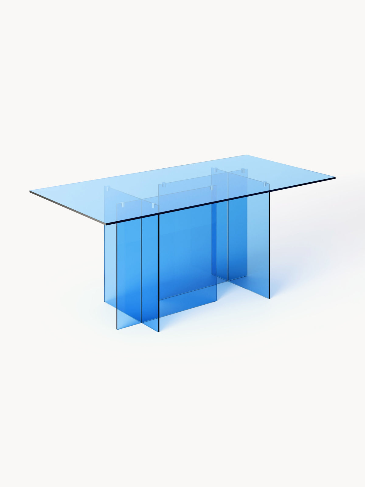 Anouvel Dining Table in Glass, 180 x 90 cm