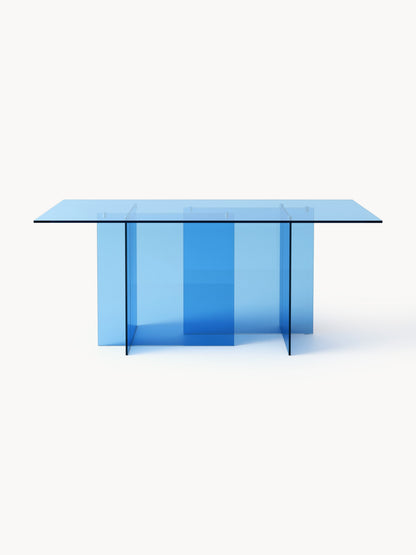 Anouvel Dining Table in Glass, 180 x 90 cm
