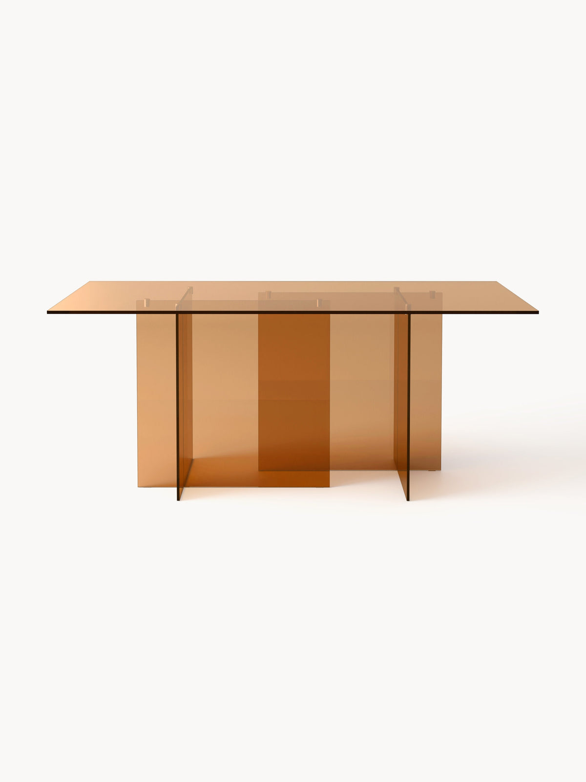Anouvel Dining Table in Glass, 180 x 90 cm