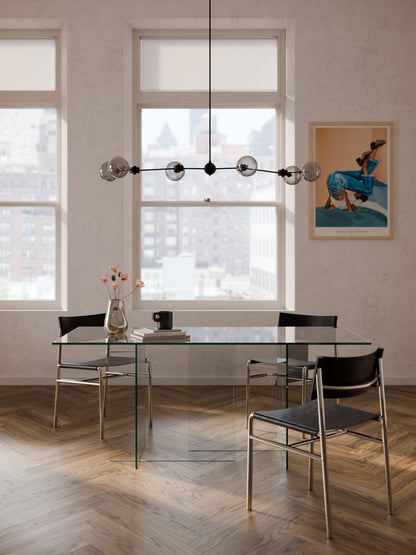 Anouvel Dining Table in Glass, 180 x 90 cm