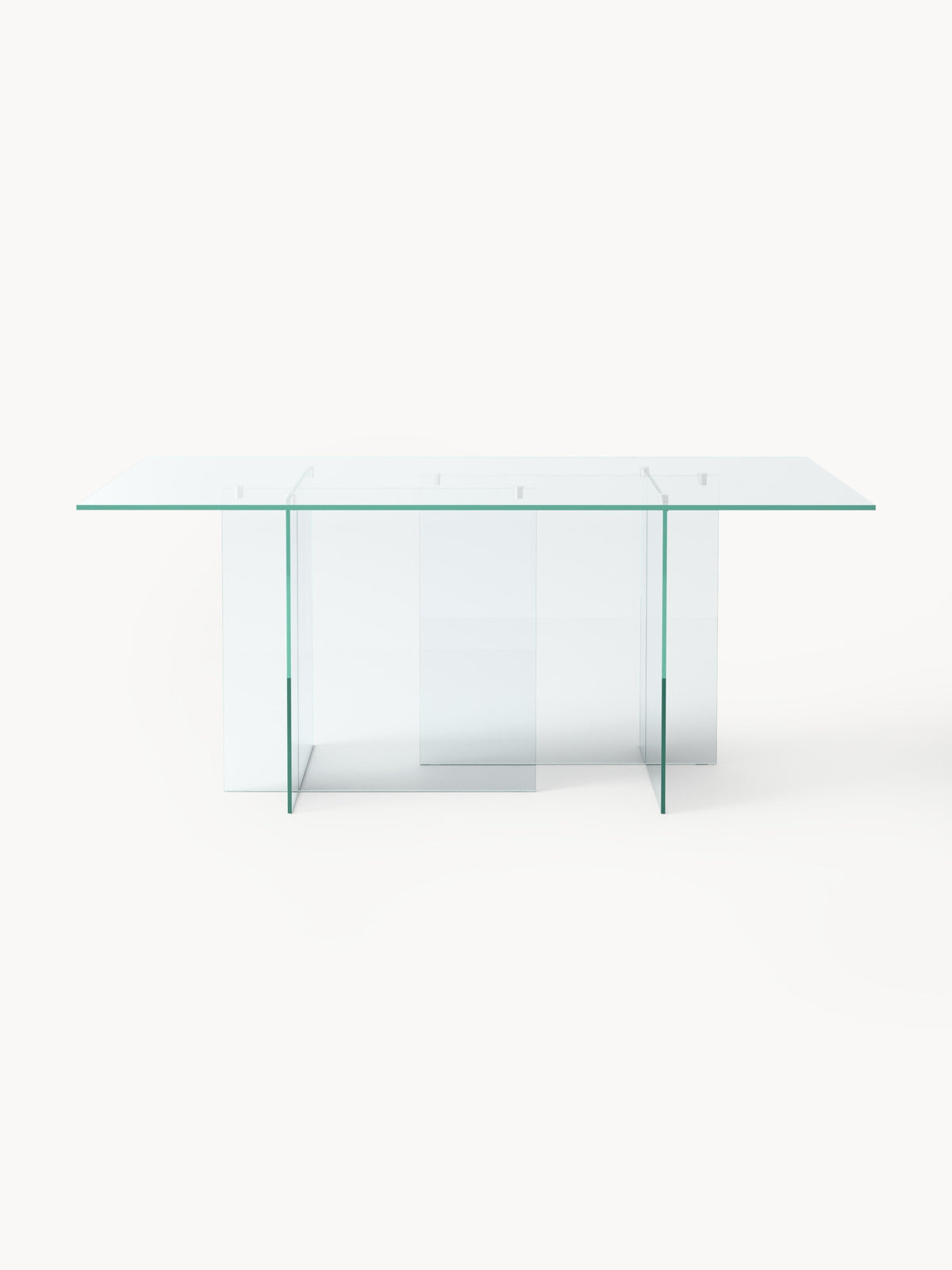 Anouvel Dining Table in Glass, 180 x 90 cm