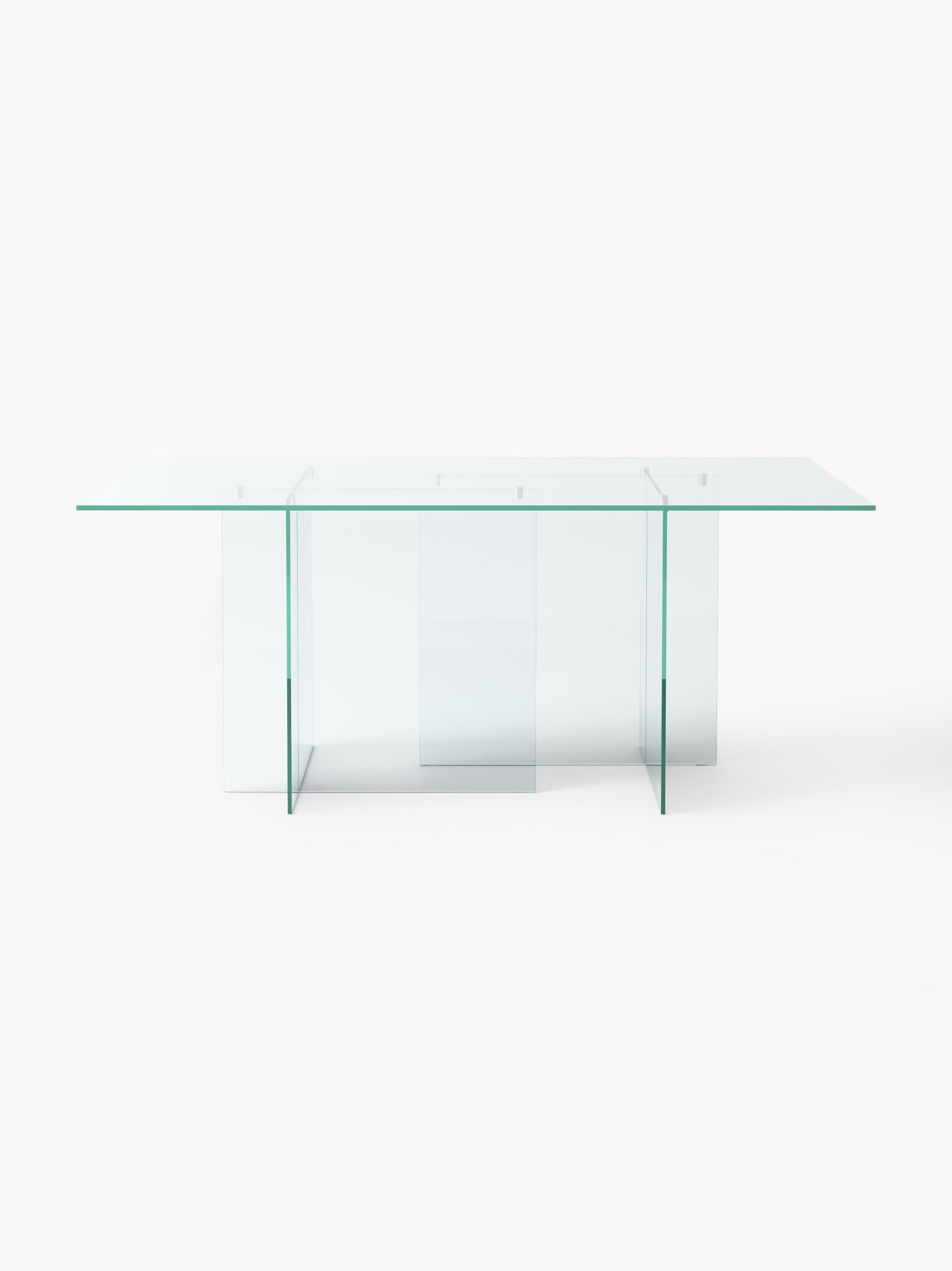 Anouvel Dining Table in Glass, 180 x 90 cm