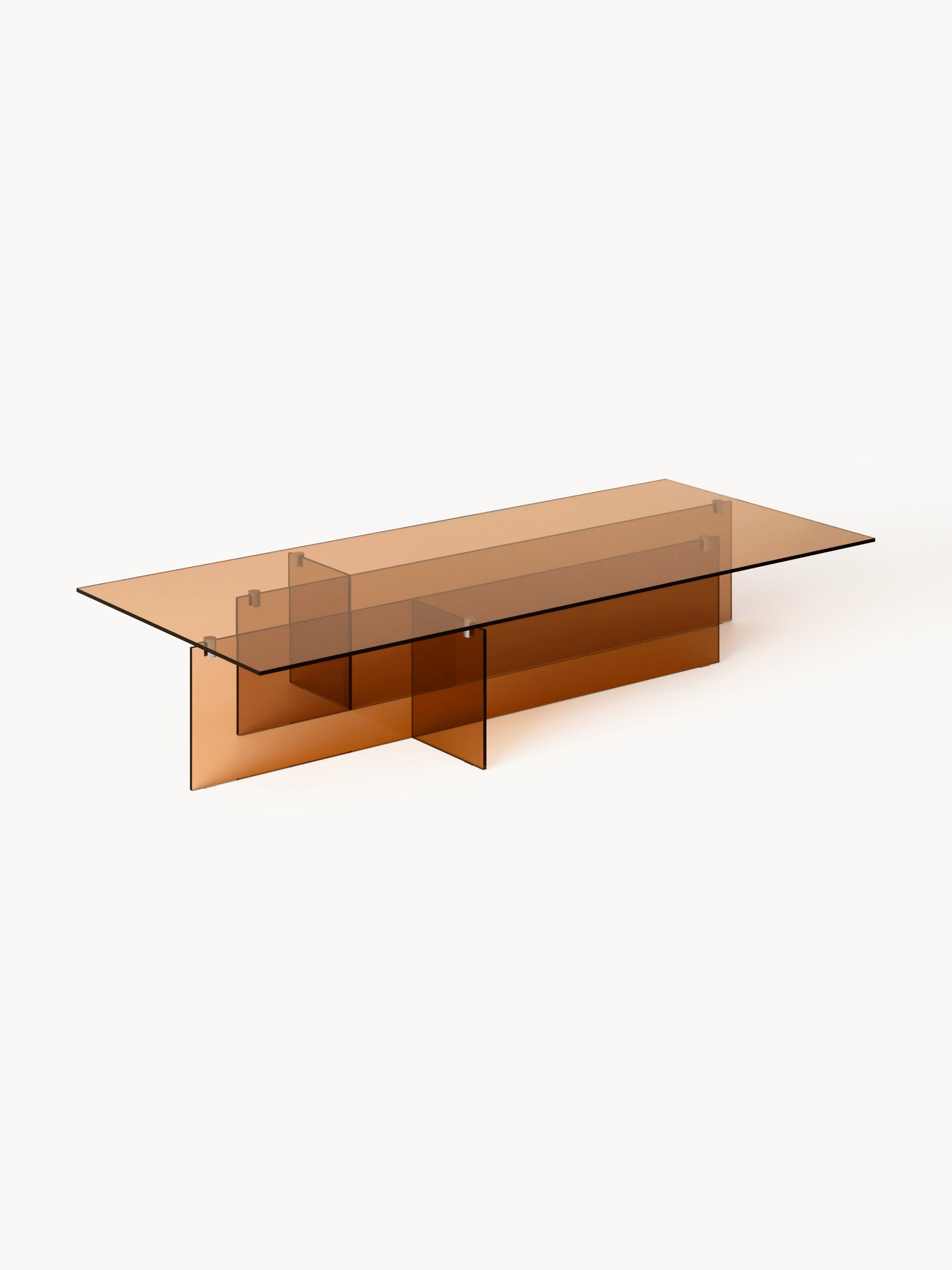 Anouvel Large Glass Coffee Table, W 160 cm