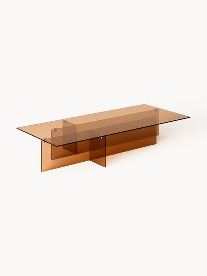 Anouvel Large Glass Coffee Table, W 160 cm