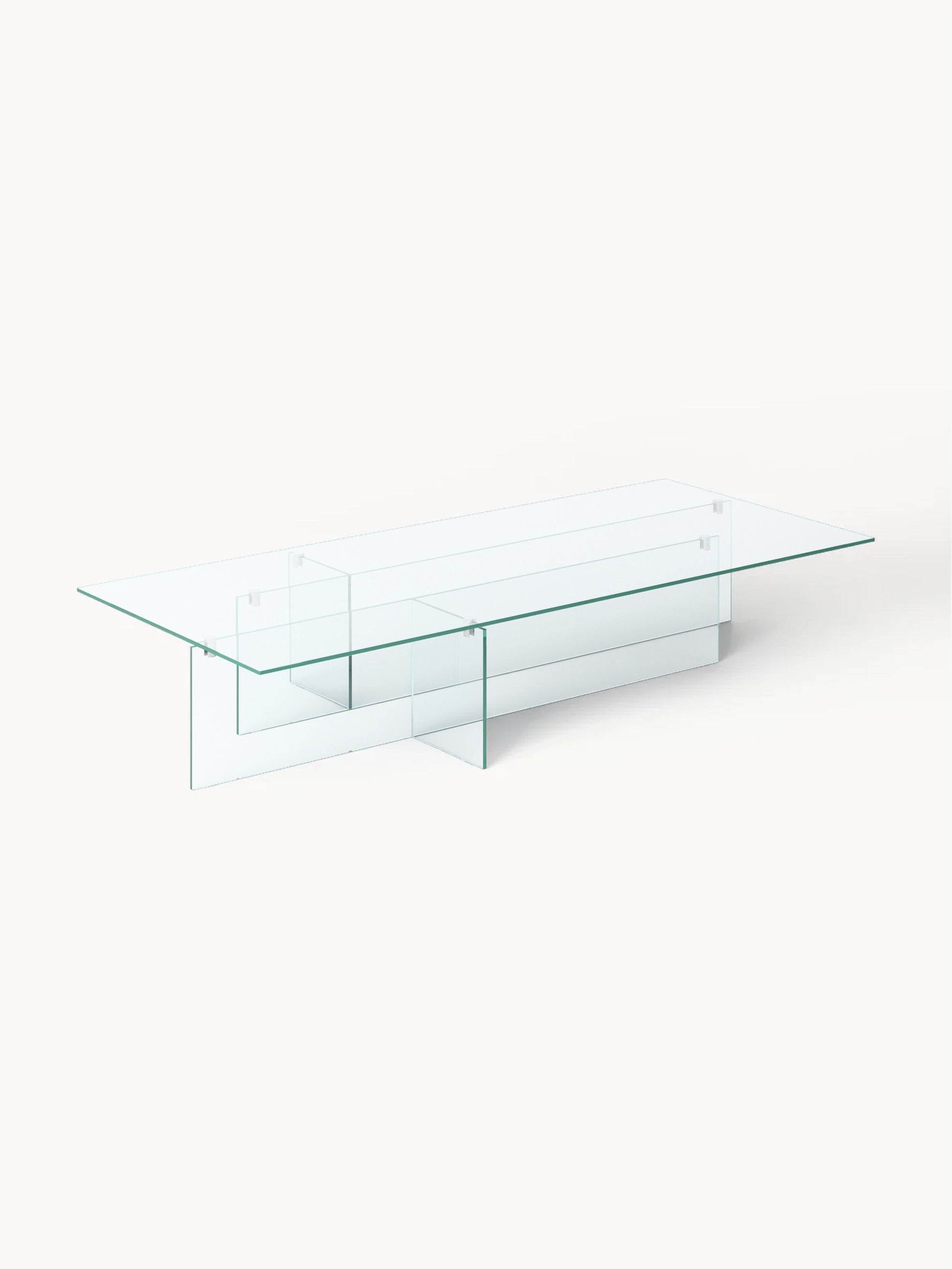 Anouvel Large Glass Coffee Table, W 160 cm