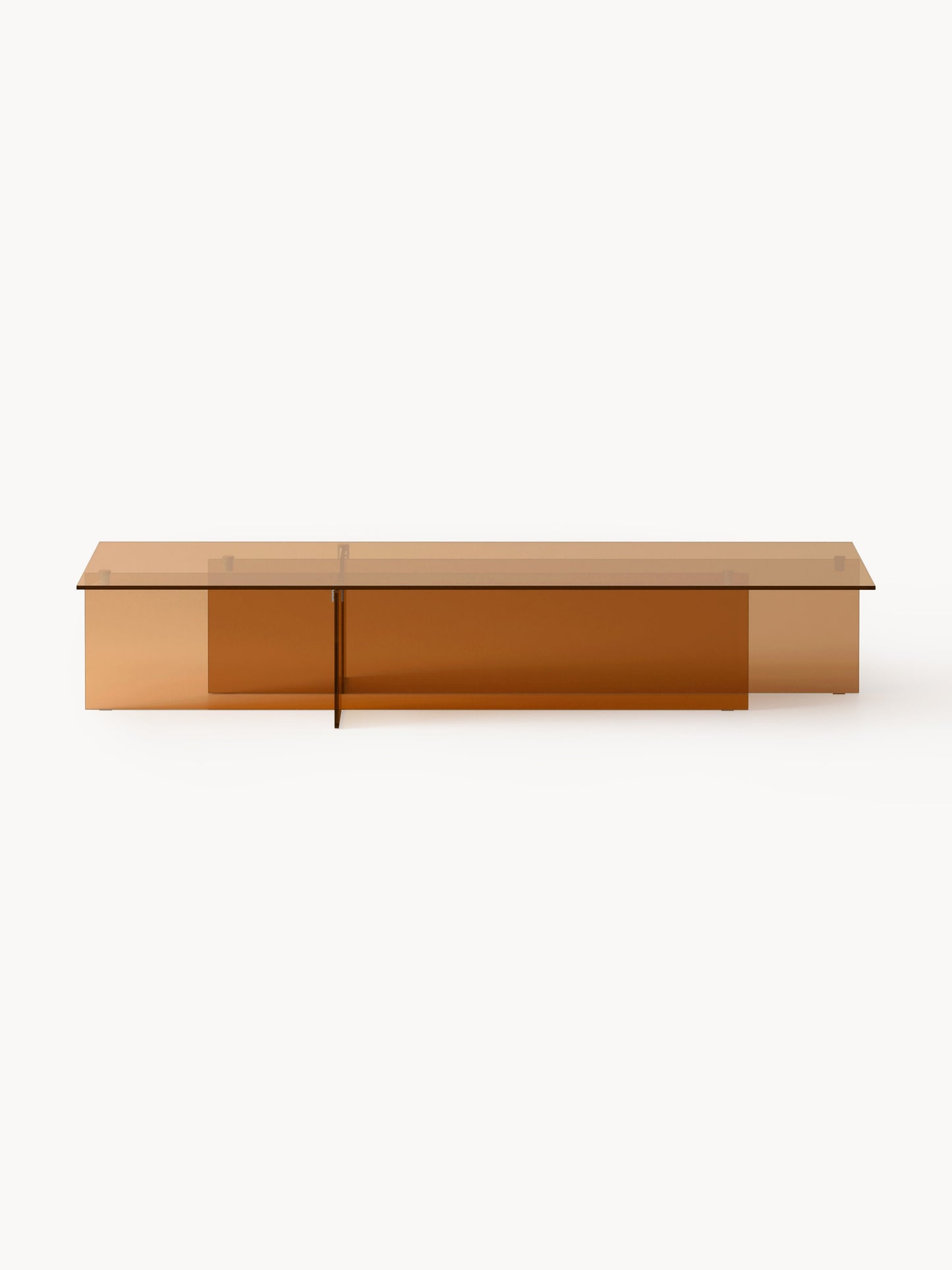 Anouvel Large Glass Coffee Table, W 160 cm