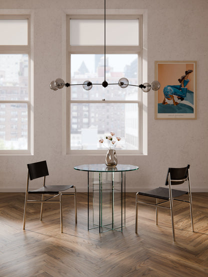 Anouvel Round Dining Table in Glass, in Various Sizes