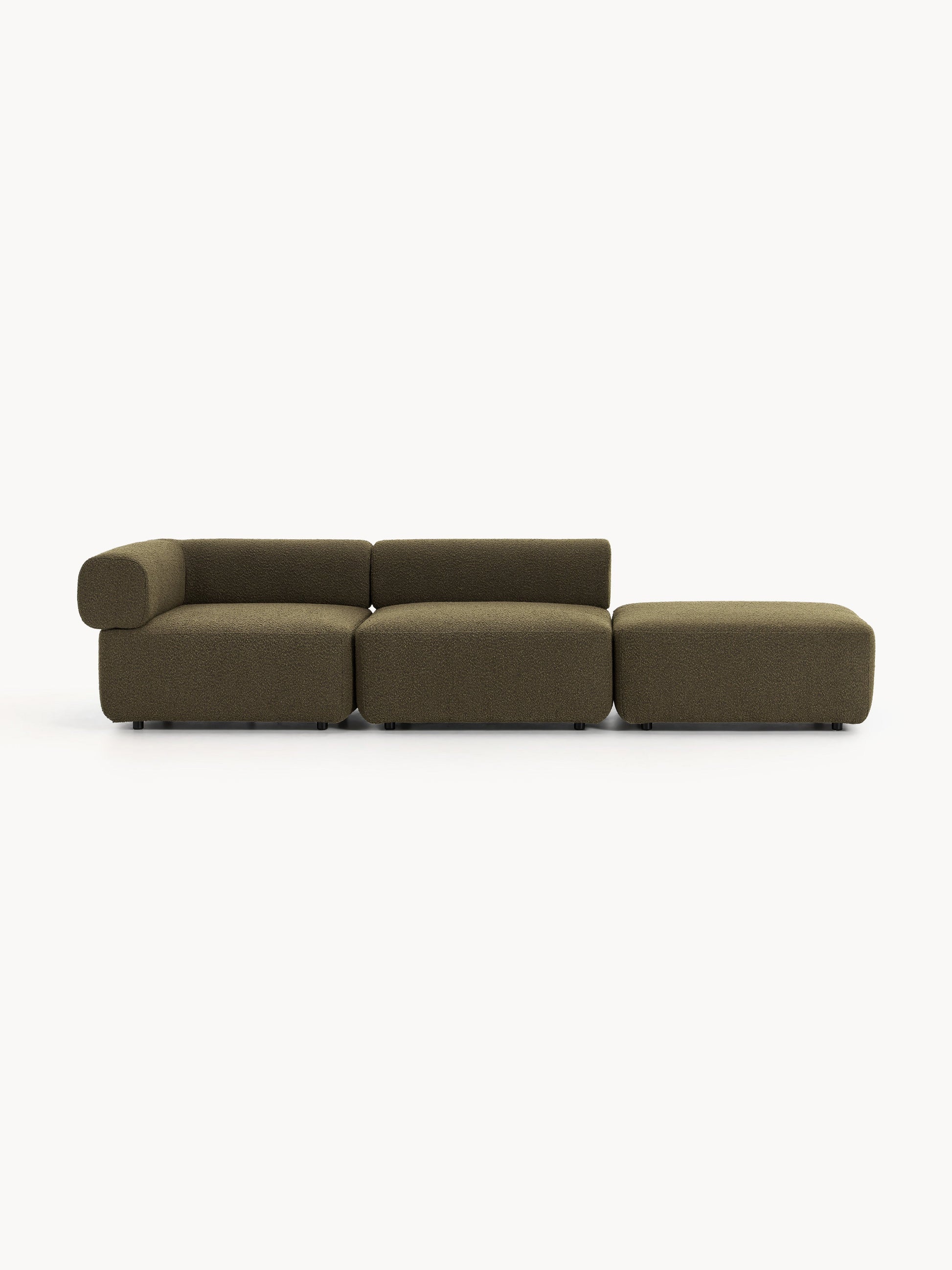 Antvard Modular Bouclé Ottoman
