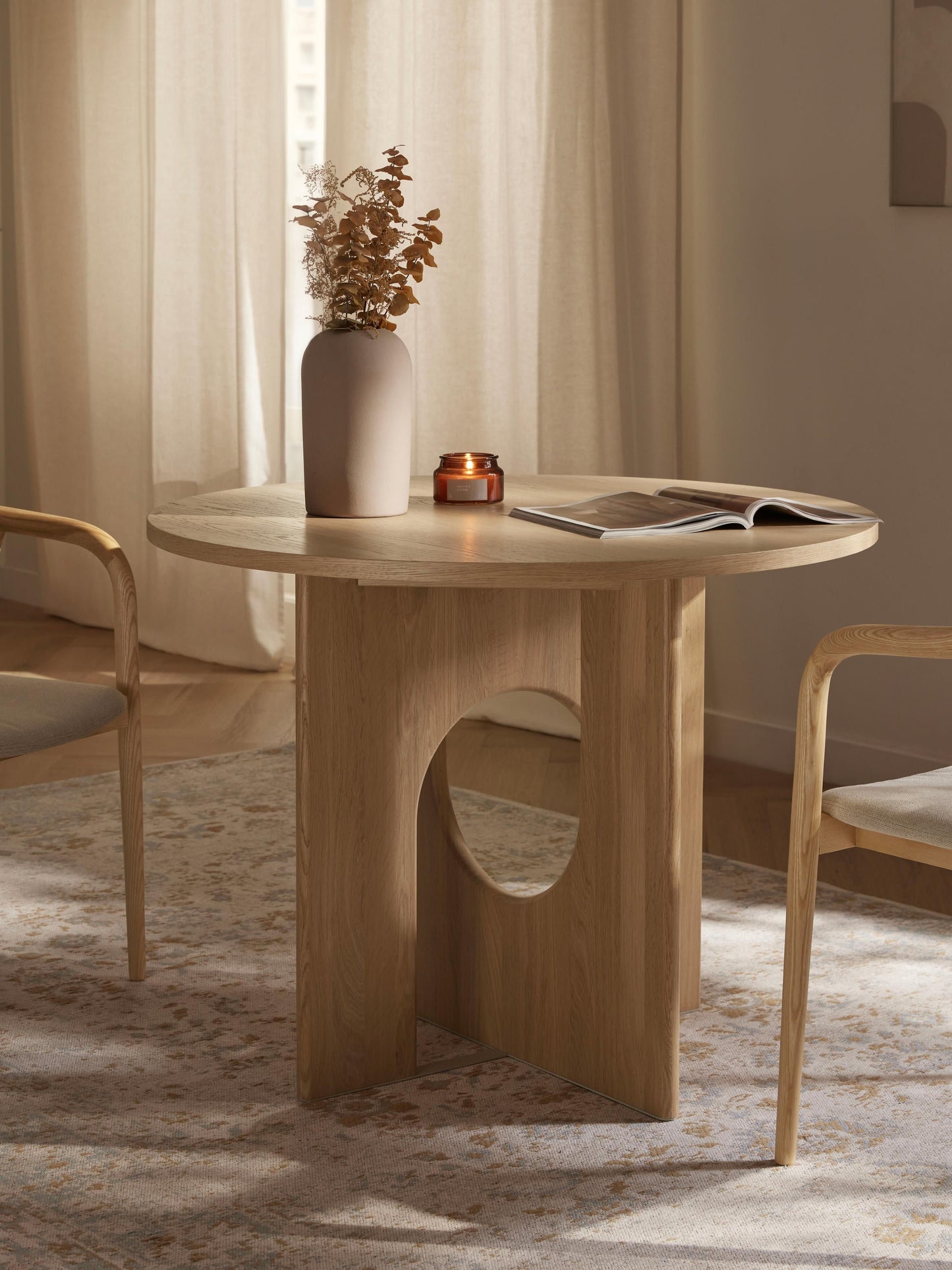 Apolveda Round Dining Table, in Various Sizes