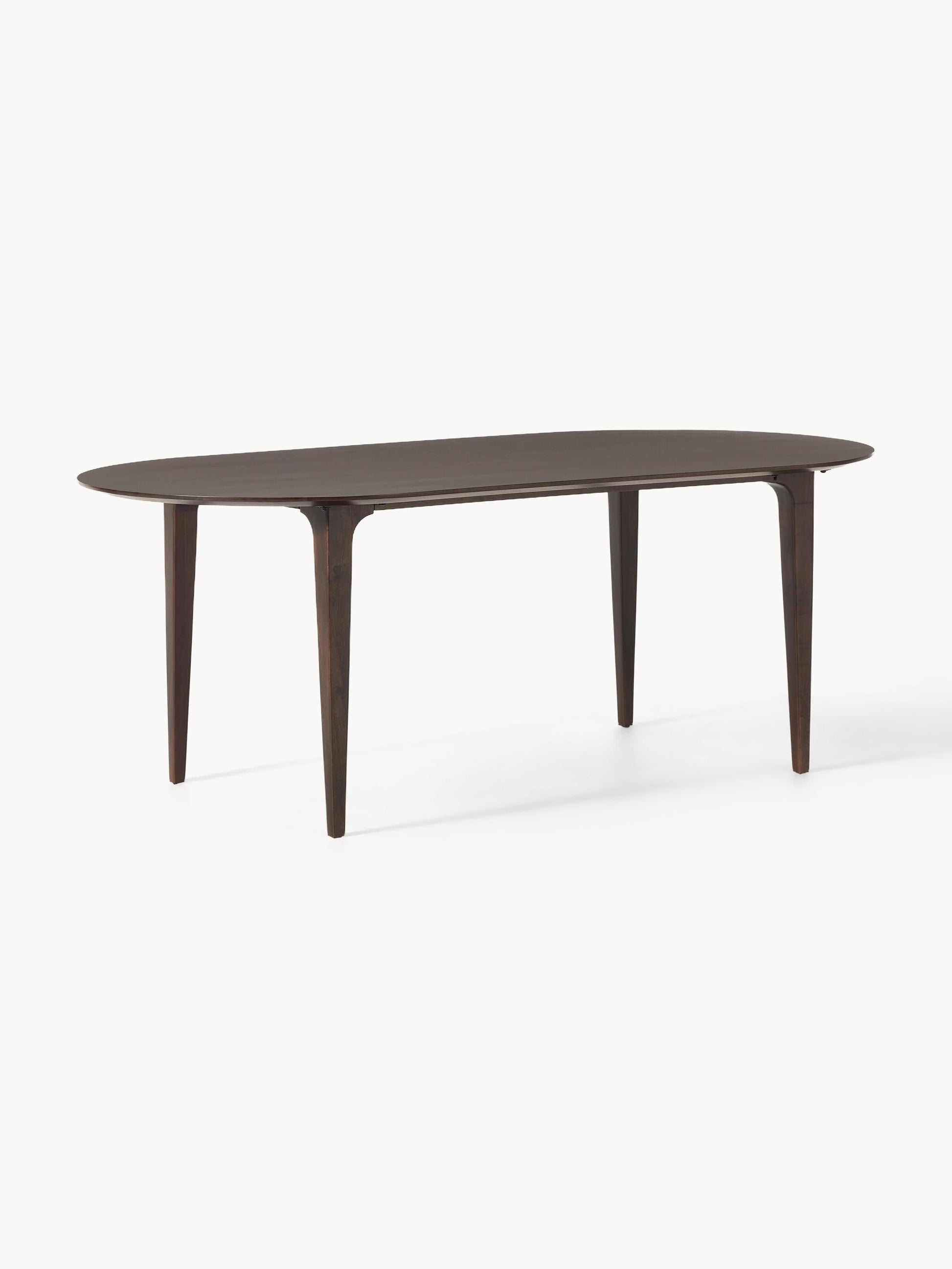 Archevo Oval Dining Table in Mango Wood, 200 x 100 cm