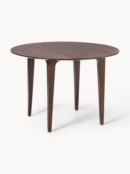 Archevo Round Dining Table in Mango Wood, Ø 110 cm
