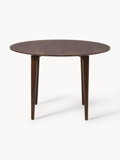 Archevo Round Dining Table in Mango Wood, Ø 110 cm