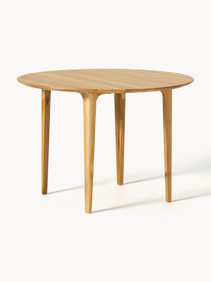 Archevo Round Dining Table in Oak, Ø 110 cm