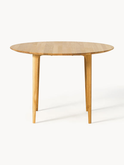 Archevo Round Dining Table in Oak, Ø 110 cm