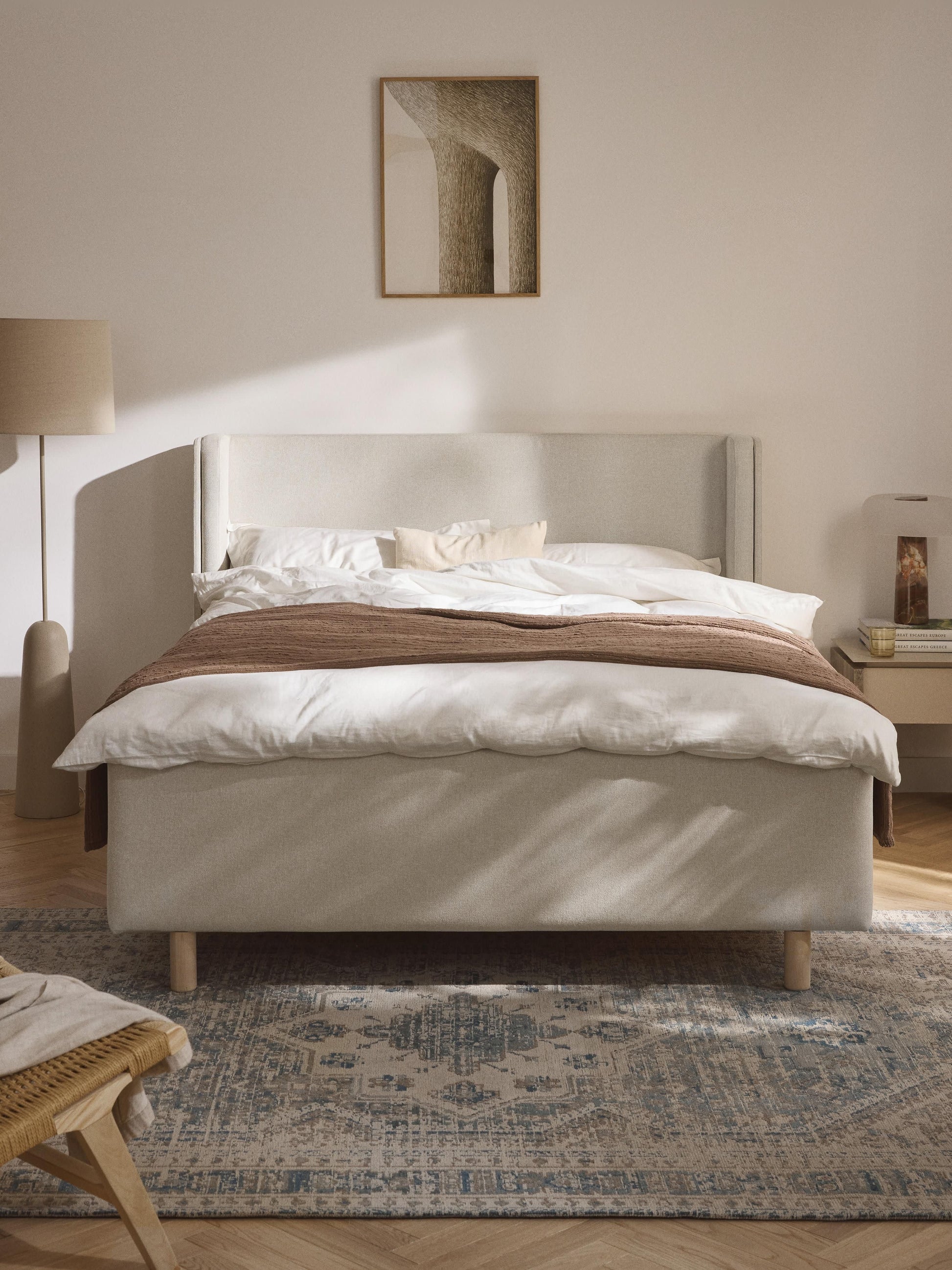Archinda Upholstered Bed with Drawers