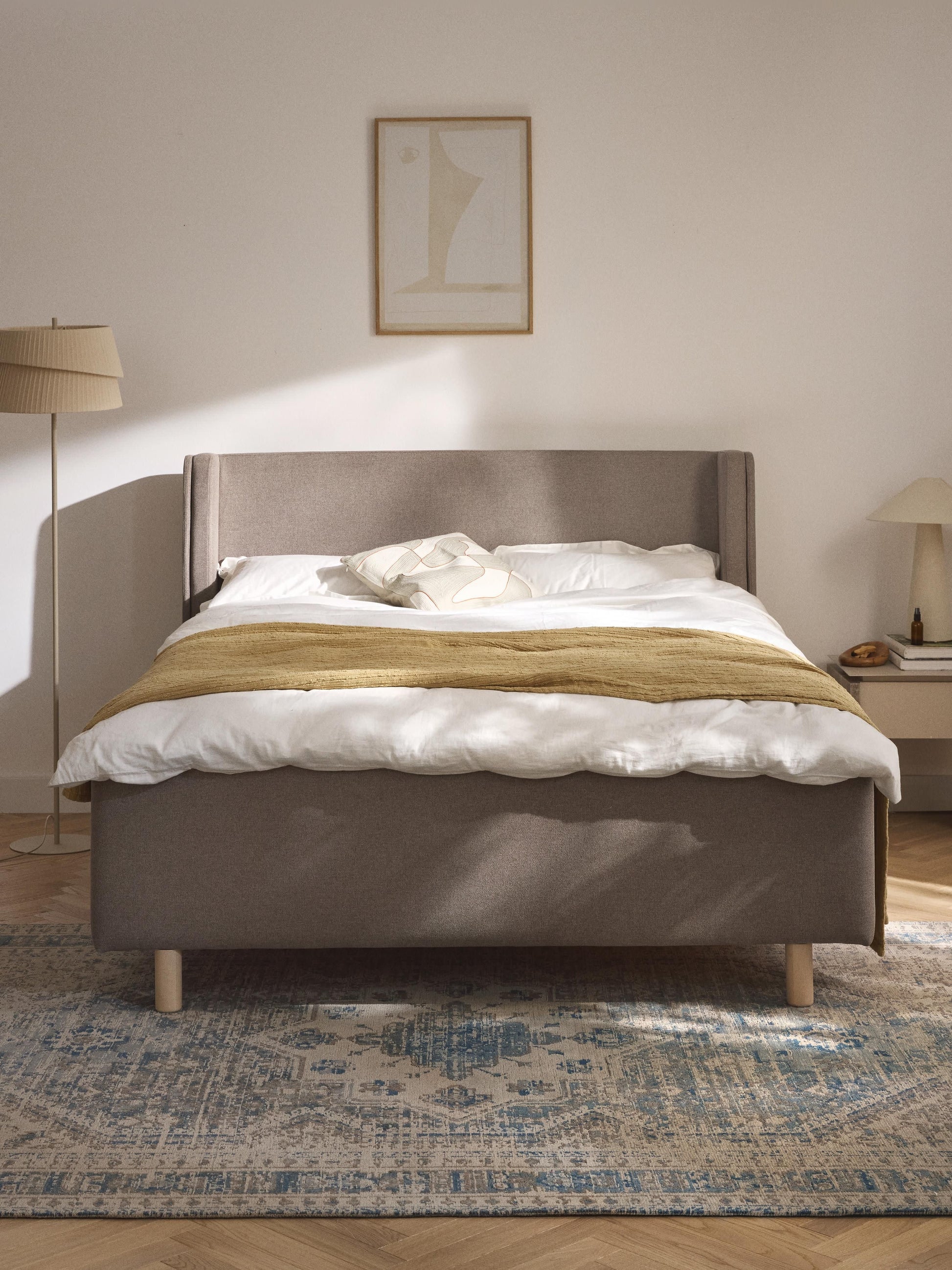 Archinda Upholstered Bed with Drawers