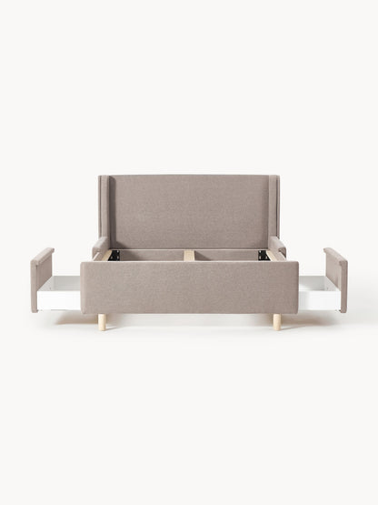 Archinda Upholstered Bed with Drawers