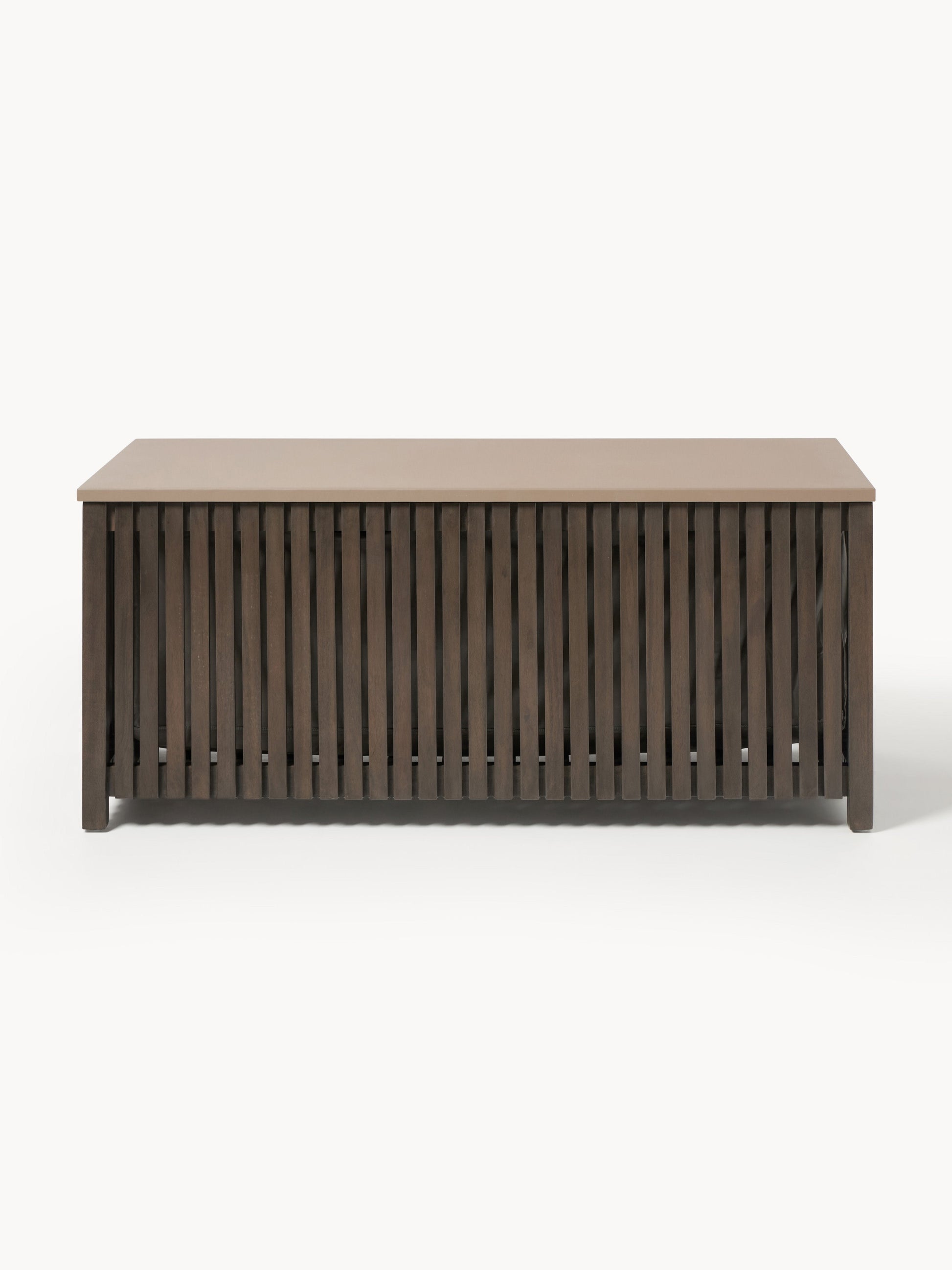 Arkvero Acacia Wood Garden Storage Box with Insert, W 129 cm