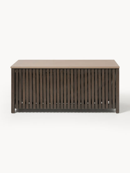 Arkvero Acacia Wood Garden Storage Box with Insert, W 129 cm