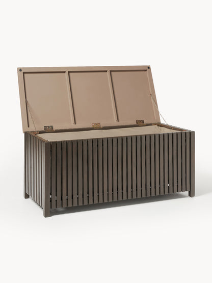 Arkvero Acacia Wood Garden Storage Box with Insert, W 129 cm