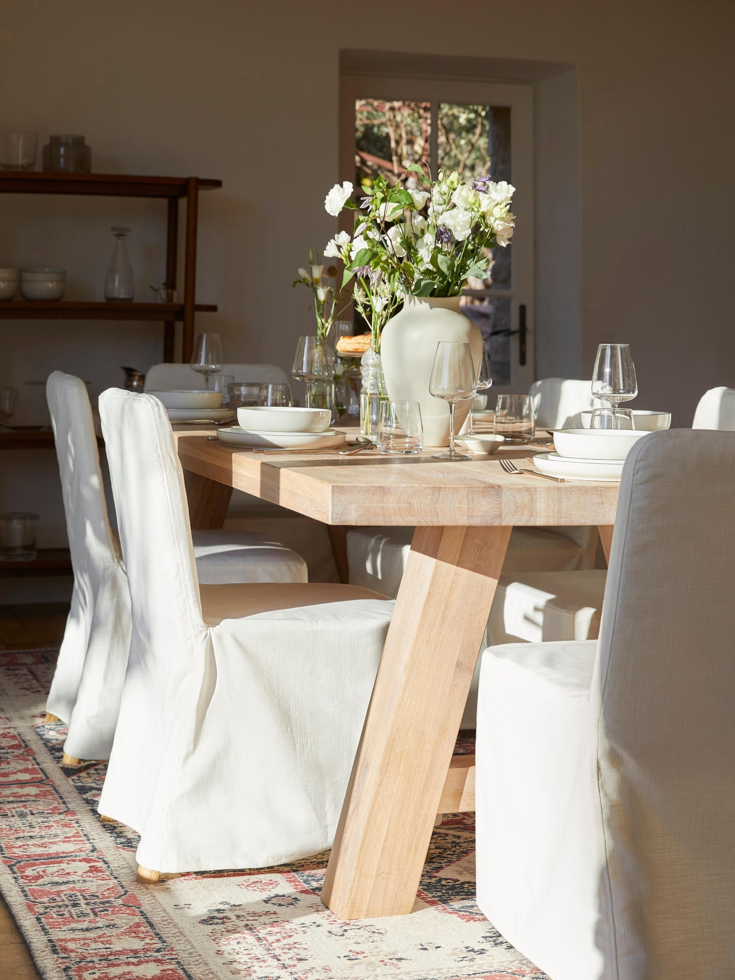 Ashlyn Dining Table in Oak, in Various Sizes