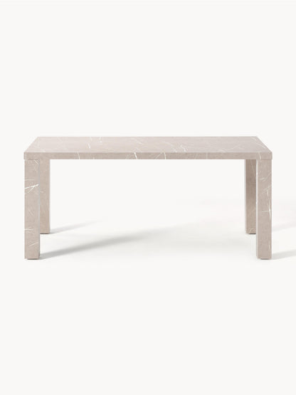 Carvin Dining Table in Marble Look, 180 x 90 cm