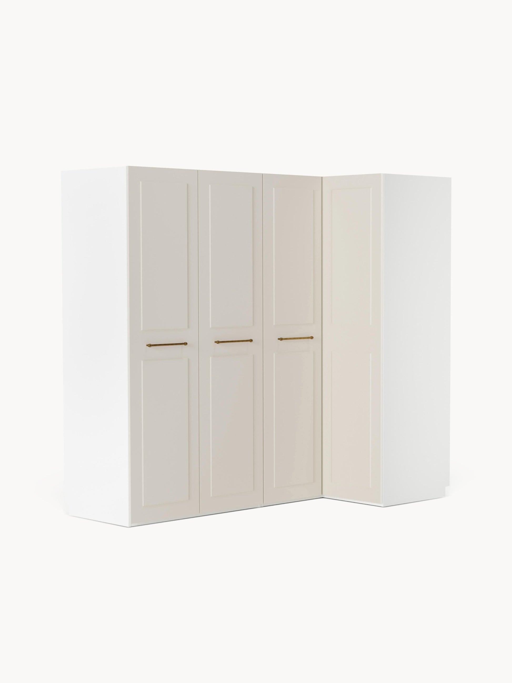 Charlenna Modular Corner Wardrobe, 215 cm Wide, in Various Sizes
