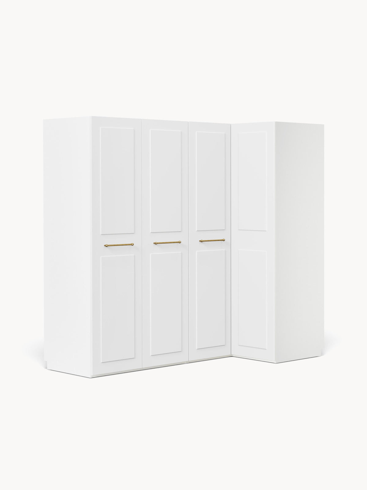 Charlenna Modular Corner Wardrobe, 215 cm Wide, in Various Sizes