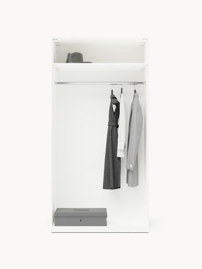 Charlenna Modular Hinged-Door Wardrobe, 100 cm Wide, in Various Sizes