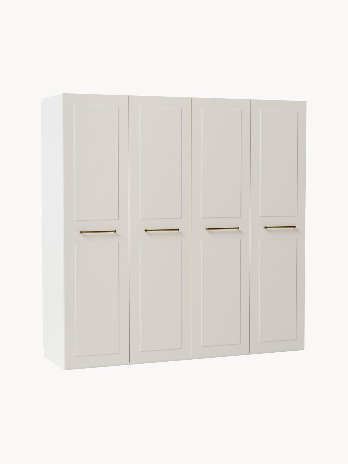 Charlenna Modular Hinged-Door Wardrobe, 200 cm Wide, in Various Sizes
