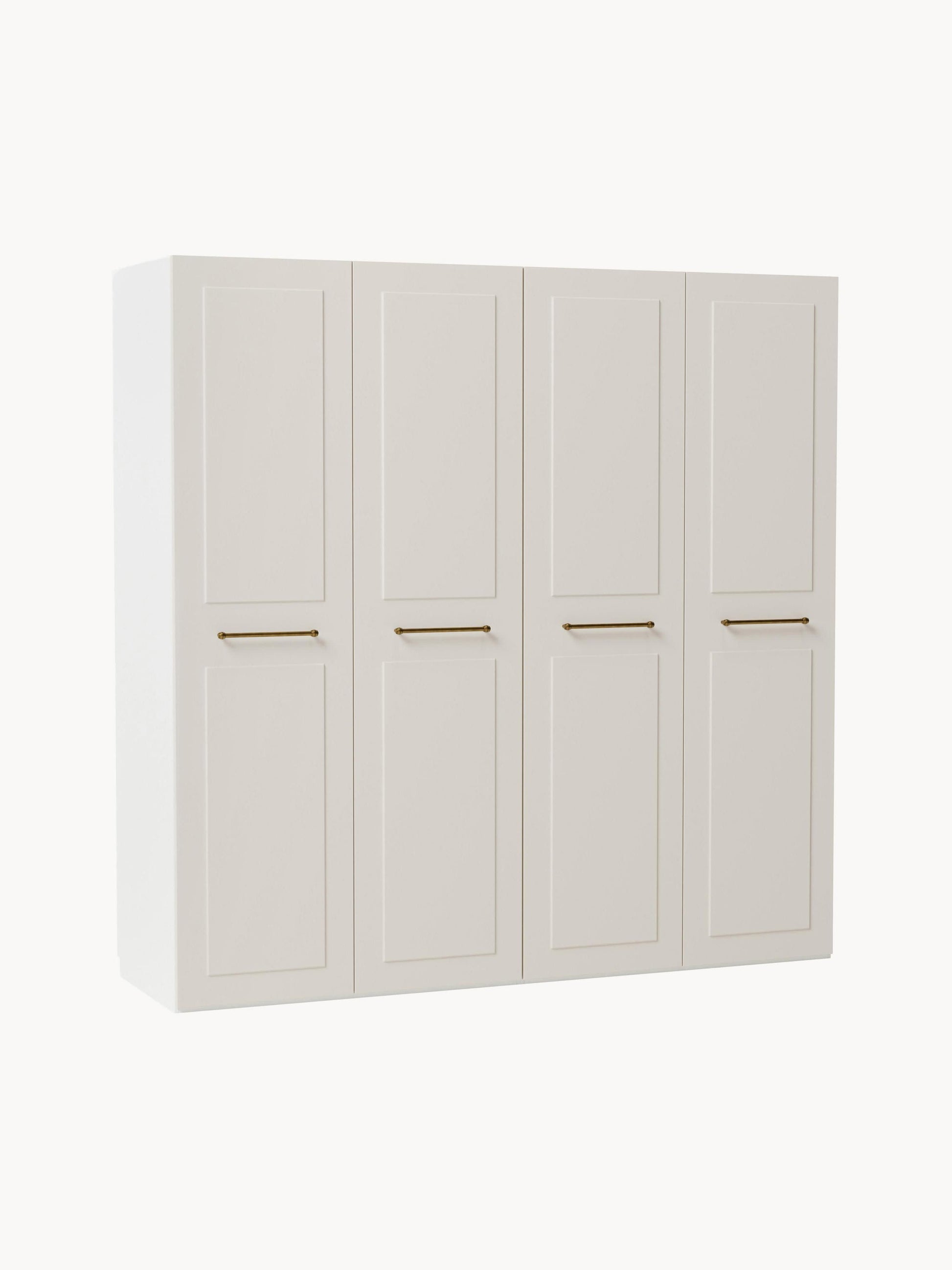 Charlenna Modular Hinged-Door Wardrobe, 200 cm Wide, in Various Sizes