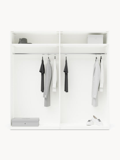 Charlenna Modular Hinged-Door Wardrobe, 200 cm Wide, in Various Sizes