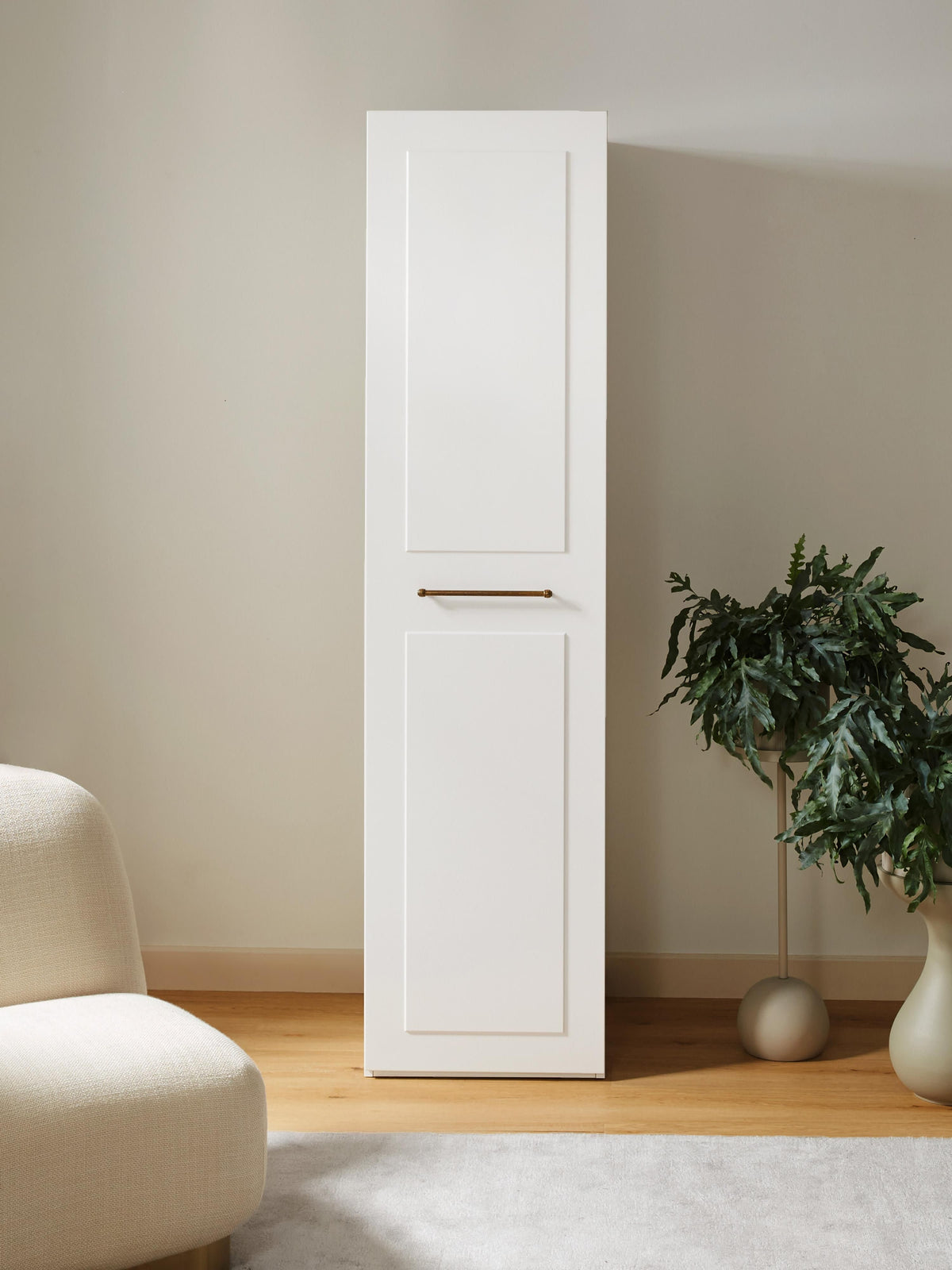 Charlenna Modular Hinged-Door Wardrobe, 50 cm Wide, in Various Sizes