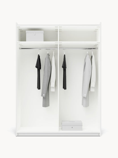 Charlenna Modular Sliding-Door Wardrobe, 150 cm Wide, in Various Sizes