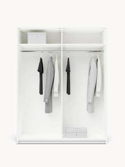Charlenna Modular Sliding-Door Wardrobe, 150 cm Wide, in Various Sizes
