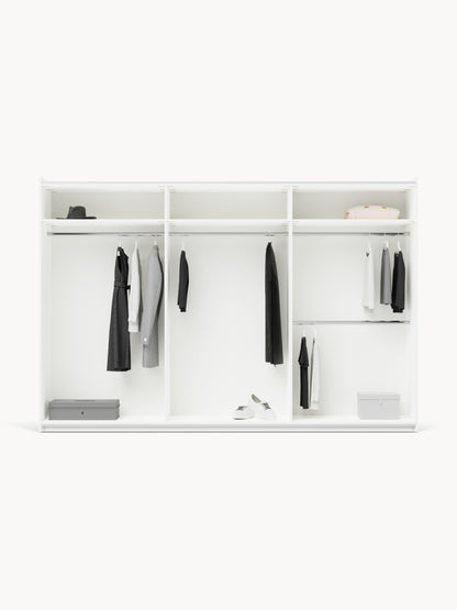 Charlenna Modular Sliding-Door Wardrobe, 300 cm Wide, in Various Sizes